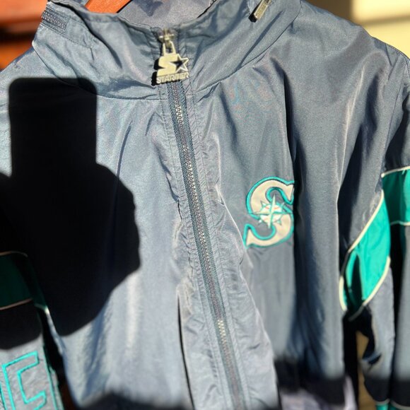 Seattle Mariners Vintage Starter Jacket Y2K - Picture 4 of 5